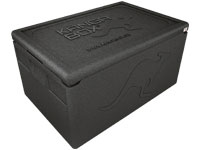 schwarz Thermobox KÄNGABOX® Warmhaltebox Isolierbox Kühlbox GN 1/1-46 Liter 